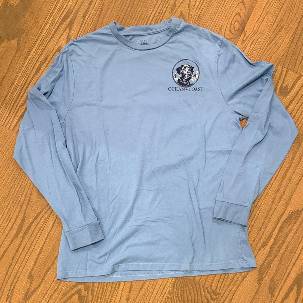 Ocean + Coast Men's Sky Blue Long Sleeve Shirt